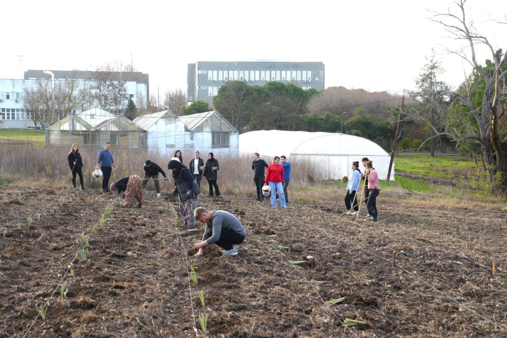 Bursa Uludağ Üniversitesi (BUÜ) Ziraat Fakültesi bünyesinde öğrencilerin teorik ve pratik
