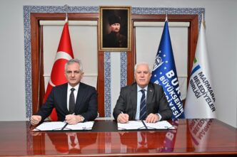 Bursa Büyükşehir Belediyesi ve Koç Bilgi ve Savunma Teknolojileri AŞ arasında kentin inovasyon ve teknoloji alanındaki potansiyelini güçlendirmek amacıyla ‘Genel İş Birliği Protokolü’ imzalandı.