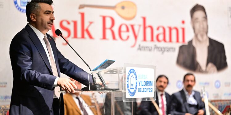 Aşık Reyhani’ye Yıldırım’dan Hürmet Gecesi