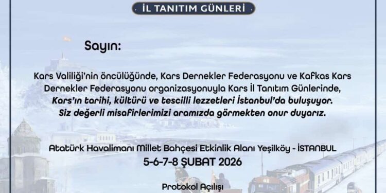 Serhat Şehri Gazi Kars, İstanbul’da Gönüllere Dokunacak
