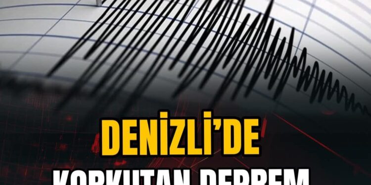 Denizli’de 5.1 Büyüklüğünde Deprem