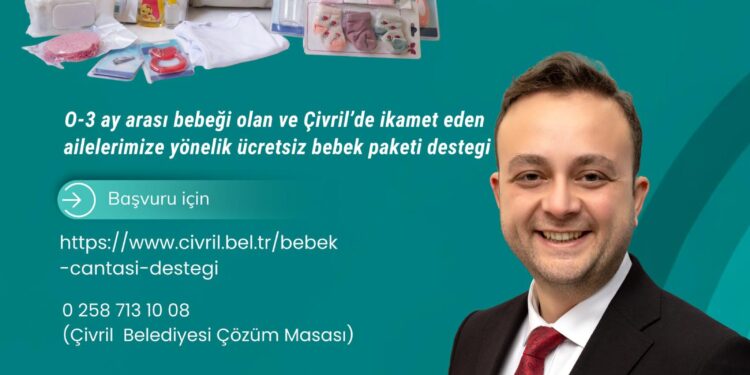 Çivril Belediyesi’nden Yeni Ailelere “Hoş Geldin Bebek” Desteği Başladı