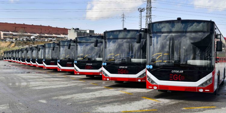 16 Yeni Otobüs EGO Filosuna Katıldı