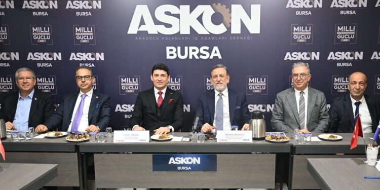 BTSO Başkanı İbrahim Burkay ASKON’un Konuğu Oldu: “Dünyayı Doğru Okuyanlar Oyunda Kalacak”