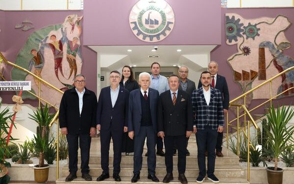 Denizli Ticaret Borsası Yönetimi’nden Denizli OSB  Yöneetimine Tebrik Ziyareti