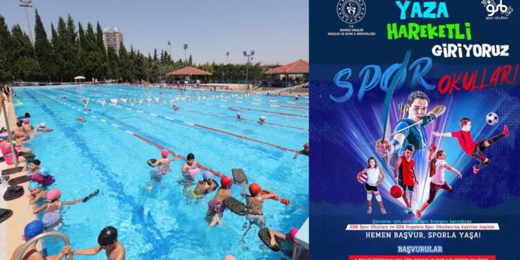 Denizli’de Gençler Spora Doyacak