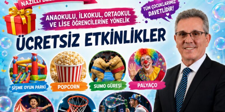 Nazilli Belediyesinden Öğrencilere Karne Hediyesi