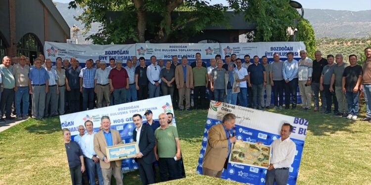 Nazilli Ticaret Odası Bozdoğan’da Üyeleri İle Buluştu