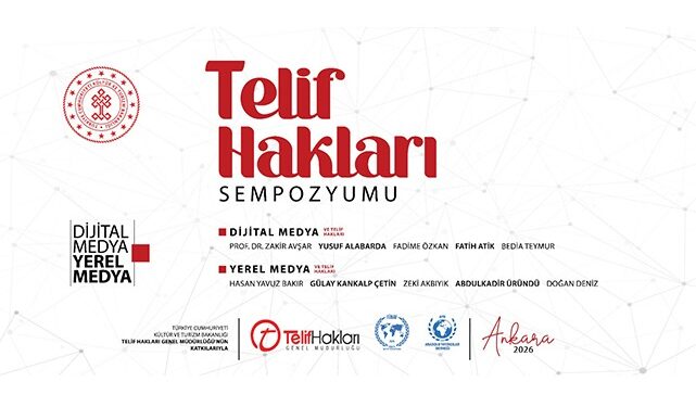 Ankara’da Telif Hakları Sempozyumu Düzenlenecek