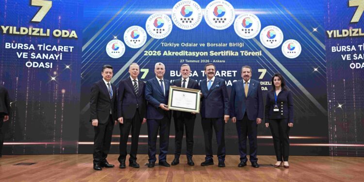 BTSO, TOBB’dan 7 Yıldızlı Akreditasyon Belgesi Aldı