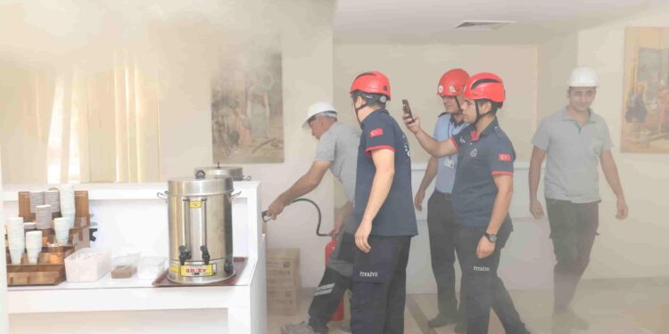 Denizli OSB’de Deprem Tatbikatı: 58 Saniyede Tahliye