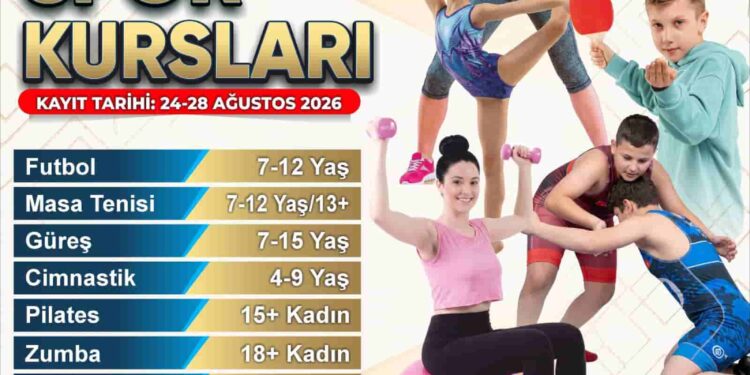 Pamukkale Belediyesi Ücretsiz Spor Kursları İçin Kayıtlar Başladı