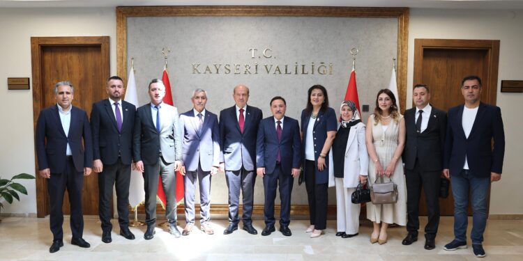 KKTC 5’inci Cumhurbaşkanı Sayın Ersin Tatar’dan Vali Çiçek’e Ziyaret