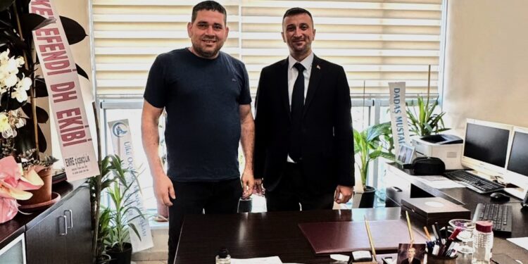 Gazeteci Kenan Yüceel’den Haşim Çimen’e Hayırlı Olsun Ziyareti