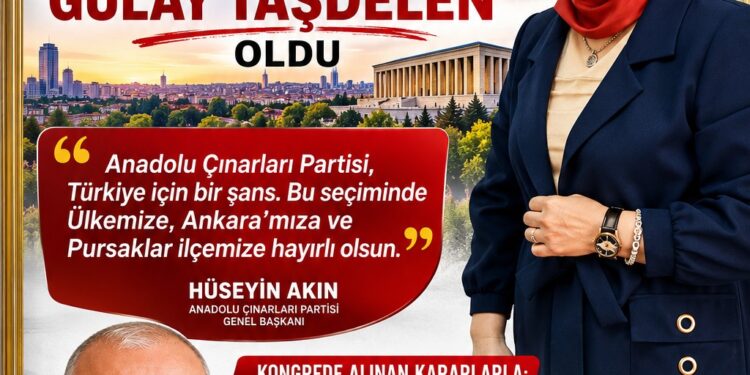 Pursaklar’da Anadolu Çınarları Partisi’nde Gülay Taşdelen Dönemi