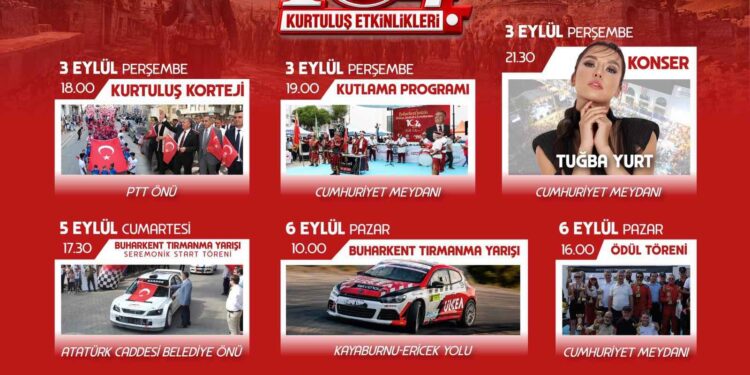 Buharkent’te 104. Kurtuluş Etkinlikleri Başlıyor