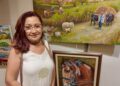 Ressam Selma Top Tablolarını Foçada Sergiledi