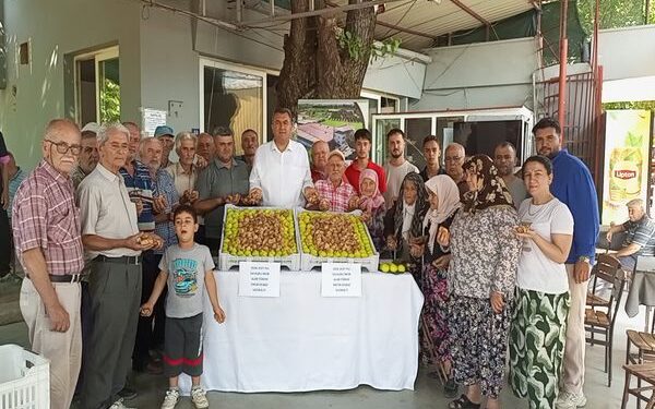 Nazilli’de Yeni Sezonun İlk Kuru İnciri Sembolik Olarak 500 TL’den Alındı