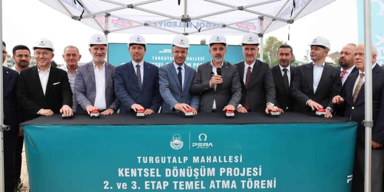 Bursa’da Turgutalp Kentsel Dönüşüm Projesi İçin Temel Atıldı