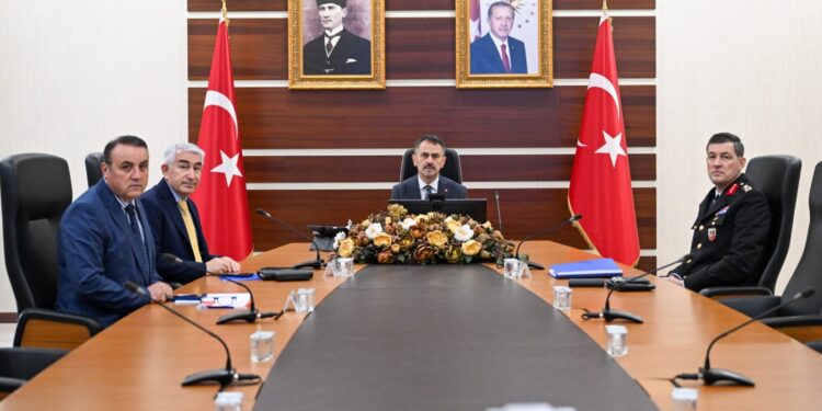 Vali Aktaş, İçişleri Bakanı ile Milli Eğitim Bakanı Başkanlığında Düzenlenen VKS Toplantısına Katıldı