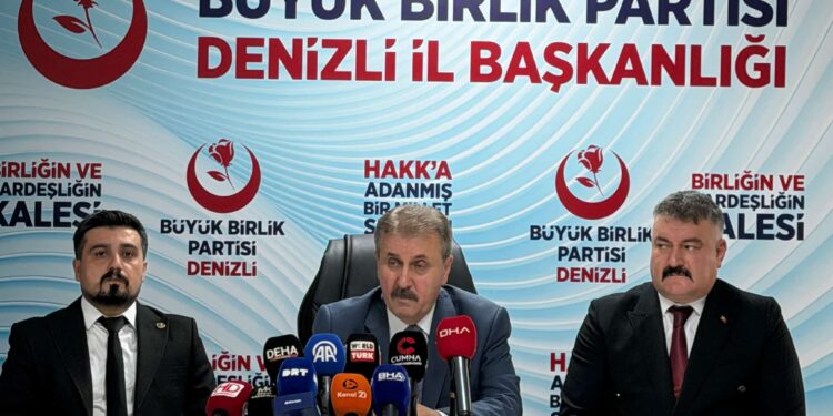 Mustafa Destici Denizli Basını ile Buluştu