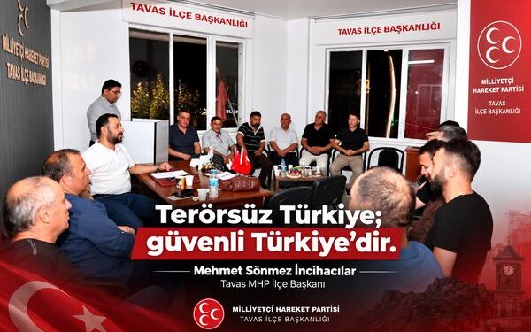 Terörsüz Türkiye” hedefinin önemine vurgu yaptı.