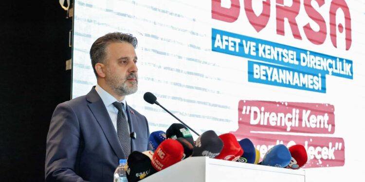 Büyükşehir’den Türkiye’de bir ilk: Bursa Afet Anayasası