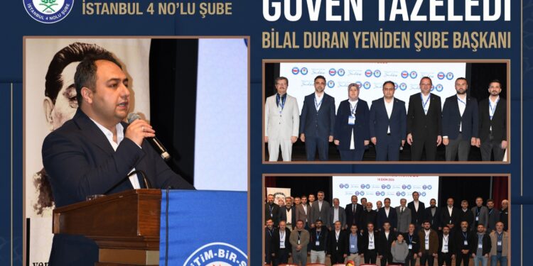 Eğitim-Bir-Sen İstanbul 4 No’lu Şubede Bilal Duran’la Yola Devam
