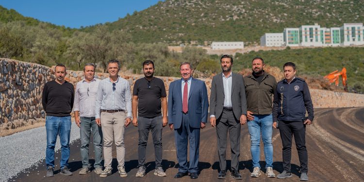 Milas’ta Yeni Hastane Yolunda Asfaltlama Çalışmaları Başladı