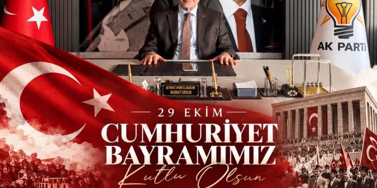 Mehmet Erdem’den 29 Ekim Cumhuriyet Bayramı Mesajı