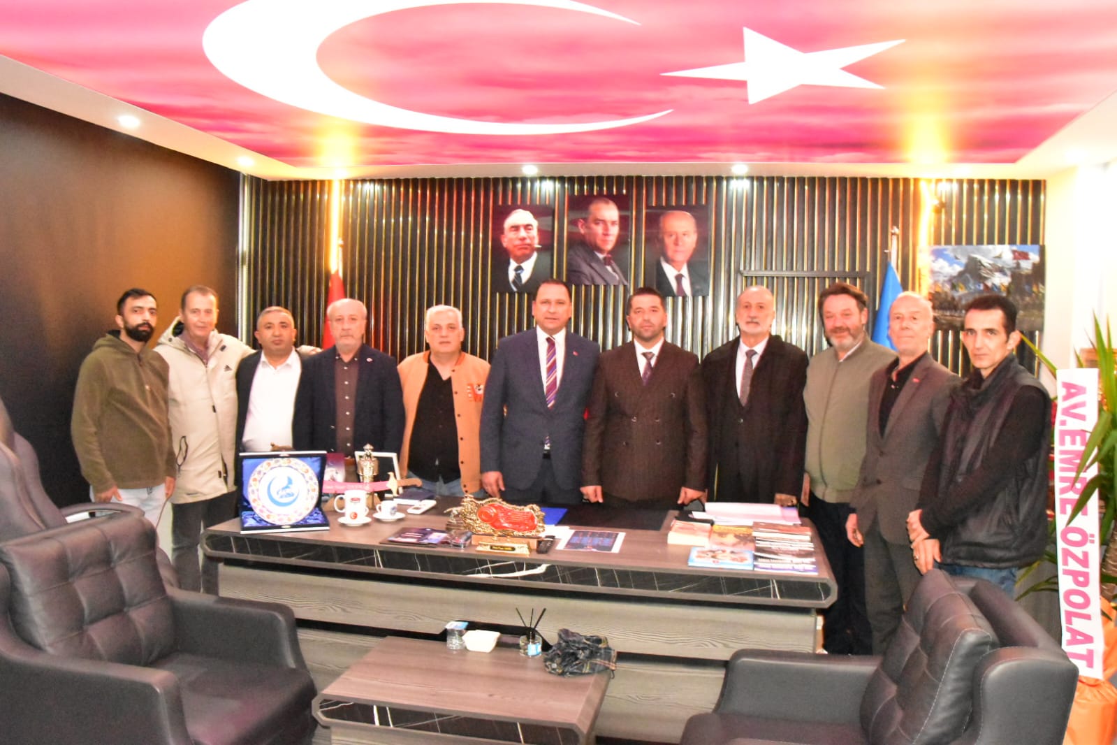 Manisa Dostlar Meclisi’nden Ülkü Ocakları’na Hayırlı Olsun Ziyareti