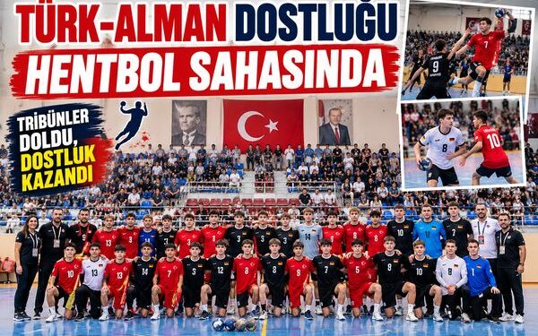Uşak’ta Türk-Alman Dostluğu Hentbol Sahasına Taşındı